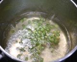 パワーアップ！花卵とにんにく芽のお味噌汁作り方2写真