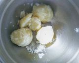 菜の花ポテトサラダ♫作り方1写真