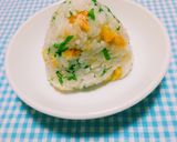 酢飯で❀鮭と胡桃と大葉混ぜ御飯(お握り)作り方5写真