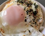 目玉焼き味付けは好きなふりかけね♪作り方8写真