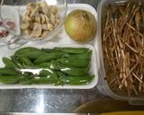 土筆入り春野菜のかき揚げ蕎麦作り方5写真