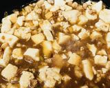 2P豆腐で☆「中華みそ」ベースの麻婆豆腐作り方4写真