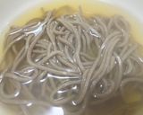 土筆入り春野菜のかき揚げ蕎麦作り方13写真