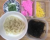 ゴマ昆布のぶっかけうどん作り方1写真