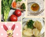 トマトと帆立のサラダ♡ミルフィーユ仕立て作り方1写真