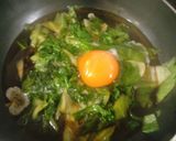 簡単昼食　レタスの外葉の卵とじ丼作り方3写真