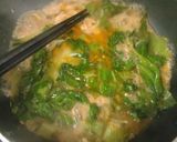 簡単昼食　レタスの外葉の卵とじ丼作り方4写真