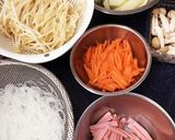 【腸活】緑豆春雨で満腹チャプチェ作り方1写真