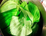 えごまの葉の醤油麹漬け作り方1写真