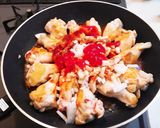 フライパンで手羽元のBBQ照り焼き作り方3写真