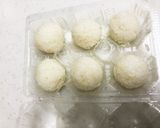 卵パックでコロコロアンパンマンおにぎり。作り方2写真