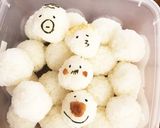 卵パックでコロコロアンパンマンおにぎり。作り方3写真