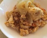ナポリタン風納豆親子丼作り方3写真