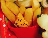 スヌーピー ハンバーガー キャラ弁作り方7写真