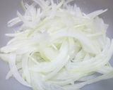 ピーマンと挽肉の塩バターパスタ作り方1写真