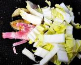 鯖ベーコン白菜ペペロンチーノ白滝作り方7写真