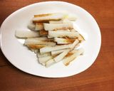 ☆2度目に収穫した豆苗で炒め物作り方2写真