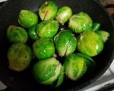 ほうれん草と芽キャベツクリーム煮作り方3写真