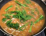 シーフードと菜の花のトマトクリームパスタ作り方4写真