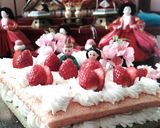 ひな祭りケーキ作り方16写真