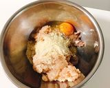 イカと鶏肉のハンバーグ♬作り方3写真