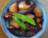 たこと里芋の煮物作り方3写真