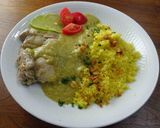 茹で鶏のグリーンカレー風作り方6写真