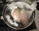 簡単低カロリー♩蒸し鶏ほぐし身作り方2写真