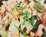 簡単！残り物の野菜で！ピリ辛 野菜炒め作り方5写真
