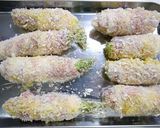 初心者向き！大きいアスパラのマキカツ作り方4写真