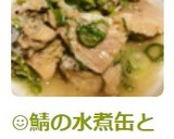 ☺鯖の水煮缶とねぎで簡単おつまみ♪☺作り方5写真