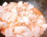大根大量消費！大根と豚ひき肉の甘辛炒め作り方7写真