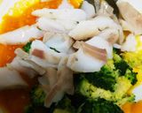 離乳完了期☆たらとブロッコリーの南瓜和え作り方5写真