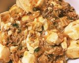 【腸活】エノキ入り麻婆豆腐作り方3写真