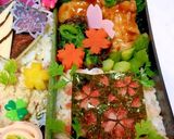 卒業 桜 デコ弁当 簡単 大人可愛い 春作り方5写真