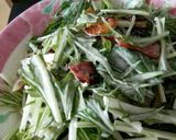 水菜のベーコンにんにくサラダ作り方9写真