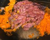 ハンバーグのタネでボロネーゼ風パスタ作り方4写真