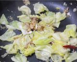 ランチに♩春キャベツとしいたけのパスタ作り方5写真