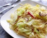 ランチに♩春キャベツとしいたけのパスタ作り方6写真