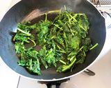 なばなと明太子のスパゲッティ作り方4写真