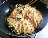 なばなと明太子のスパゲッティ作り方5写真