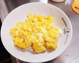 ふわとろ卵とほうれん草のねぎ塩あんかけ作り方3写真