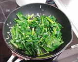 ふわとろ卵とほうれん草のねぎ塩あんかけ作り方4写真