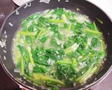 ふわとろ卵とほうれん草のねぎ塩あんかけ作り方5写真