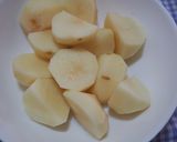 手羽先とじゃが芋の煮物♪ホクホク食感♪作り方1写真