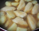 手羽先とじゃが芋の煮物♪ホクホク食感♪作り方6写真