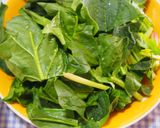ほうれん草と大豆のバターソテー♪作り方1写真