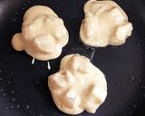 和風パンケーキ♡わらび餅入り作り方2写真