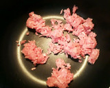 簡単！なすと挽肉と厚揚げの甘辛炒め煮作り方4写真