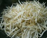 もやしオンリーにんにく炒め。作り方2写真